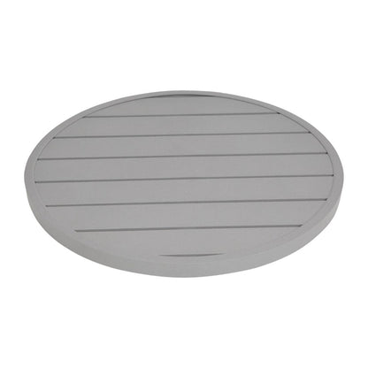 Bolero Aluminium Round Table Top Light Grey 580mm fx038