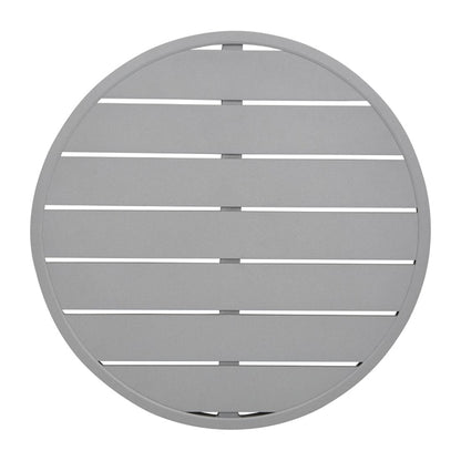 Bolero Aluminium Round Table Top Light Grey 580mm fx038