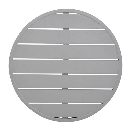 Bolero Aluminium Round Table Top Light Grey 580mm fx038