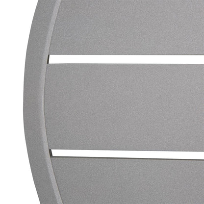 Bolero Aluminium Round Table Top Light Grey 580mm fx038