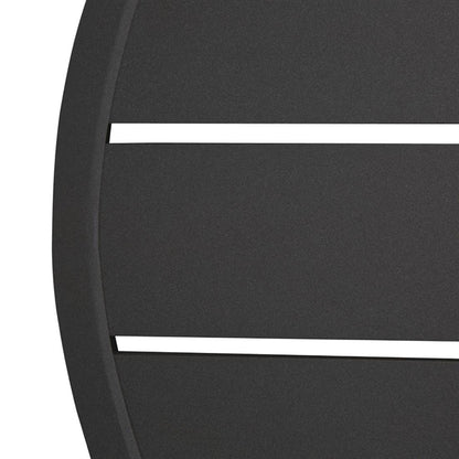 Bolero Aluminium Round Table Top Black 580mm fx039