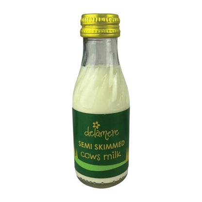 Delamere Dairy Mini Semi-Skimmed Milk 97ml (24 Pack) fx096
