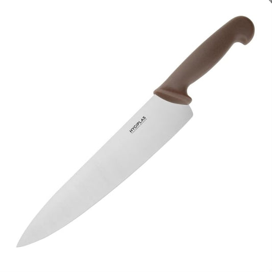 Hygiplas Cooks Knife Brown 25cm fx111