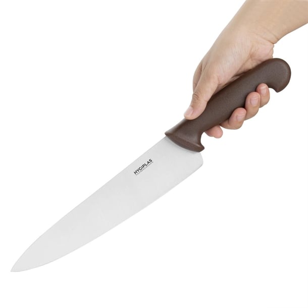 Hygiplas Cooks Knife Brown 25cm fx111