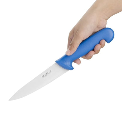 Hygiplas Cooks Knife Blue 16cm fx114