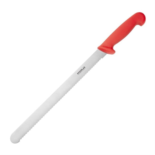 Hygiplas Serrated Slicer Red 30cm fx117