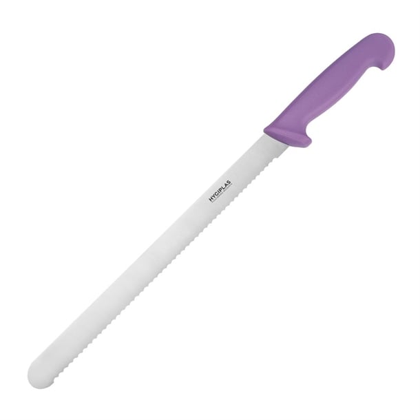 Hygiplas Serrated Slicer Purple 30cm fx119