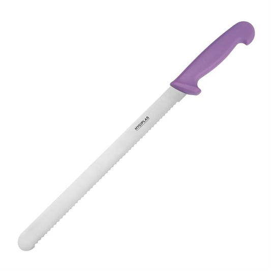 Hygiplas Serrated Slicer Purple 30cm fx119
