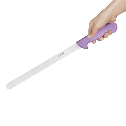 Hygiplas Serrated Slicer Purple 30cm fx119