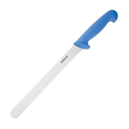 Hygiplas Serrated Slicer Blue 24.8cm fx120