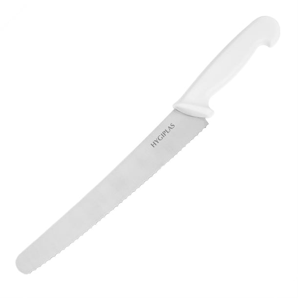 Hygiplas Serrated Pastry Knife White 25.4cm fx127