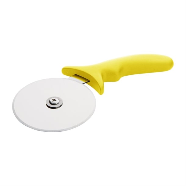 Hygiplas Pizza Wheel Yellow 4" fx132