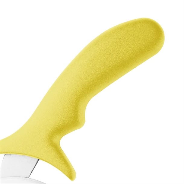 Hygiplas Pizza Wheel Yellow 4" fx132