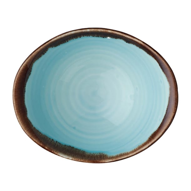 Dudson Harvest Deep Bowls Turquoise 174mm (6 Pack) fx156