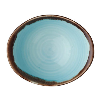 Dudson Harvest Deep Bowls Turquoise 174mm (6 Pack) fx156