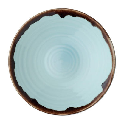 Dudson Harvest Organic Coupe Bowls Turquoise 210mm (12 Pack) fx158