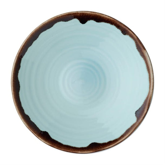 Dudson Harvest Organic Coupe Bowls Turquoise 210mm (12 Pack) fx158