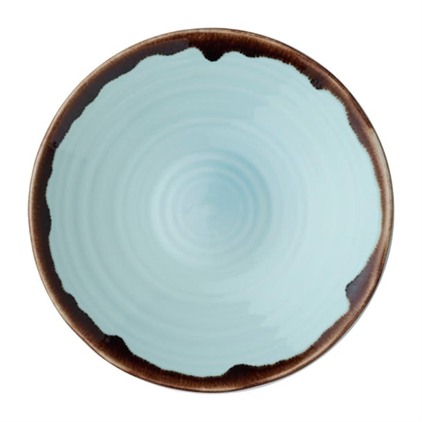 Dudson Harvest Organic Coupe Bowls Turquoise 210mm (12 Pack) fx158