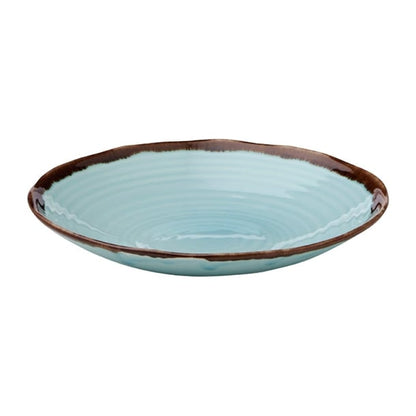 Dudson Harvest Organic Coupe Bowls Turquoise 250mm (12 Pack) fx159