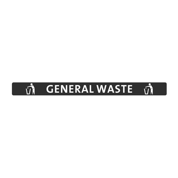 Jantex Slim Bin Lid General Waste Label fx193