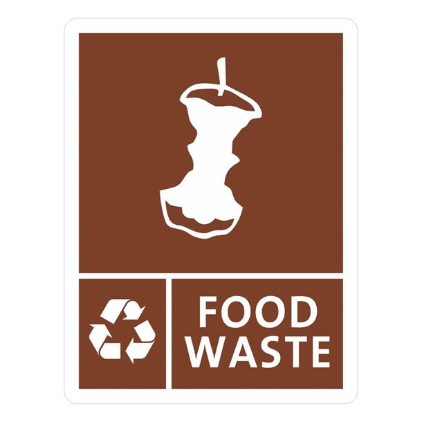 Jantex Slim Bin Food Waste Label fx194