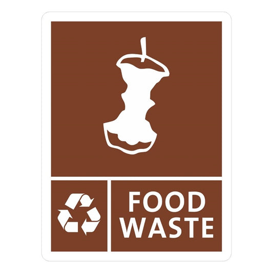 Jantex Slim Bin Food Waste Label fx194
