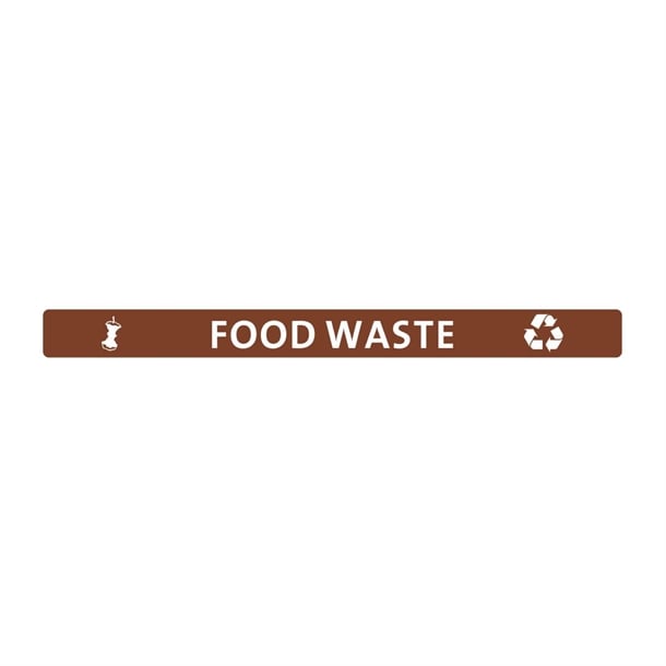 Jantex Slim Bin Lid Food Waste Label fx195