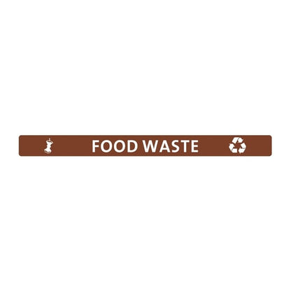 Jantex Slim Bin Lid Food Waste Label fx195