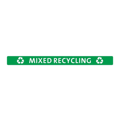 Jantex Slim Bin Lid Mixed Recycling Label fx197