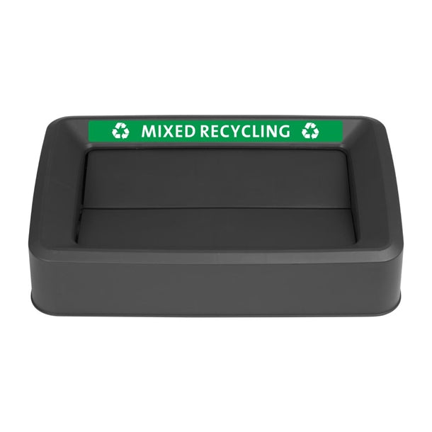 Jantex Slim Bin Lid Mixed Recycling Label fx197