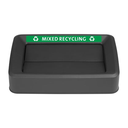 Jantex Slim Bin Lid Mixed Recycling Label fx197
