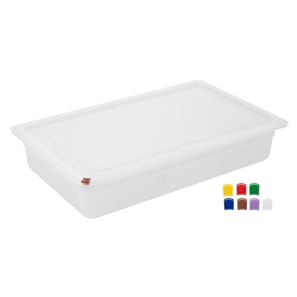 Hygiplas Click Polypropylene 1/1 Gastronorm Tray 100mm (2 Pack) fz086