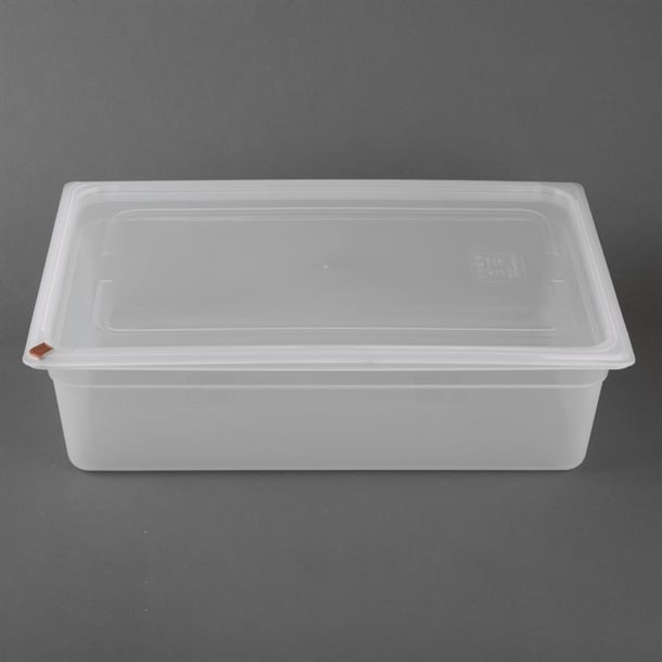 Hygiplas Click Polypropylene 1/1 Gastronorm Tray 150mm (2 Pack) fz087