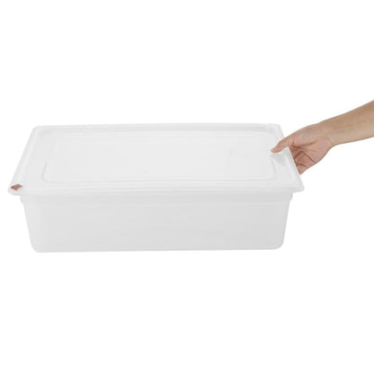 Hygiplas Click Polypropylene 1/1 Gastronorm Tray 150mm (2 Pack) fz087