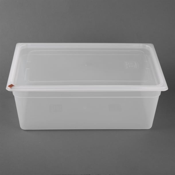 Hygiplas Click Polypropylene 1/1 Gastronorm Tray 200mm (2 Pack) fz088