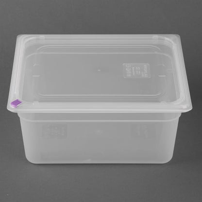 Hygiplas Click Polypropylene 1/2 Gastronorm Tray 150mm (4 Pack) fz090