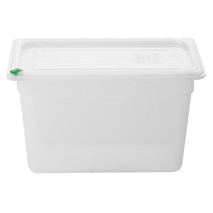 Hygiplas Click PP GN Container 1/3 with Lid & 7 Colour Clips 200mm 6.9Ltr (4 Pack) fz094