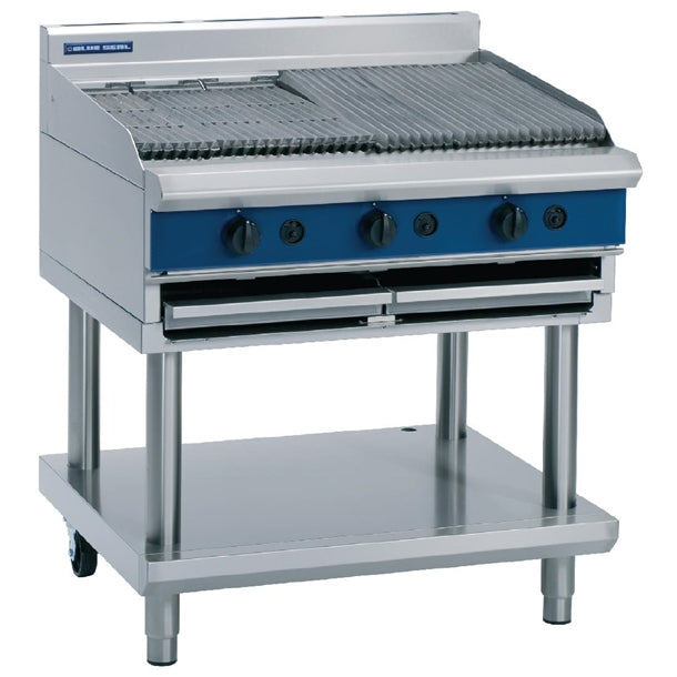 Blue Seal LPG Chargrill with Leg Stand G596-LS-LPG g034-p