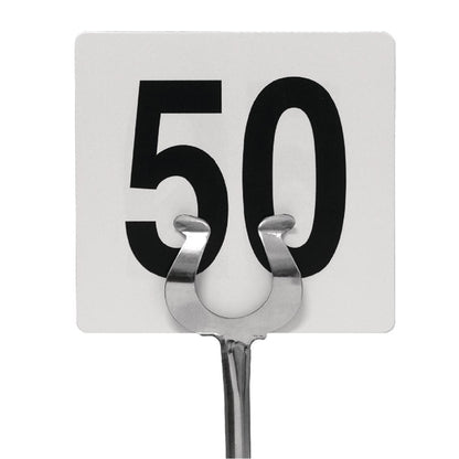 Olympia Plastic Table Number Inserts 1-50 gb629