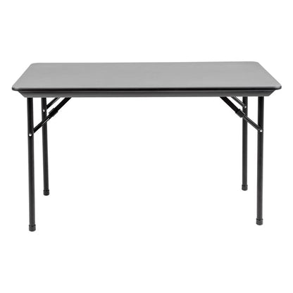 Bolero ABS Rectangular Folding Table Grey 4ft (Single) gc594