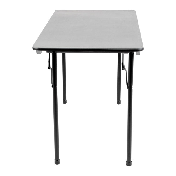 Bolero ABS Rectangular Folding Table Grey 4ft (Single) gc594