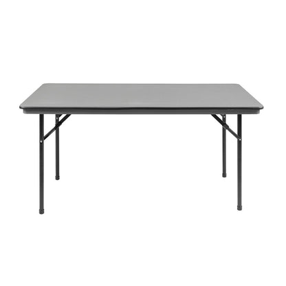 Bolero ABS Rectangular Folding Table Grey 5ft gc595