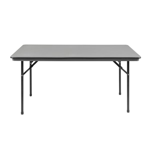 Bolero ABS Rectangular Folding Table Grey 5ft gc595