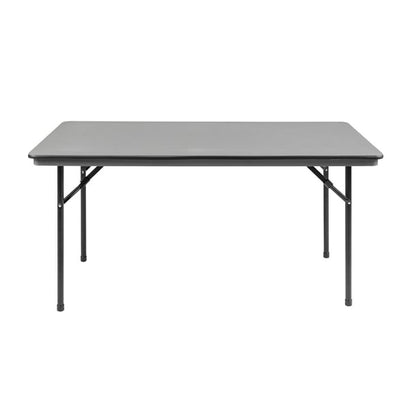 Bolero ABS Rectangular Folding Table Grey 5ft gc595