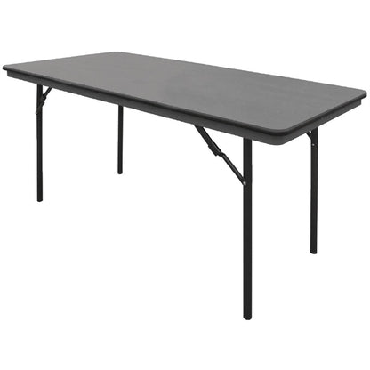 Bolero ABS Rectangular Folding Table Grey 5ft gc595