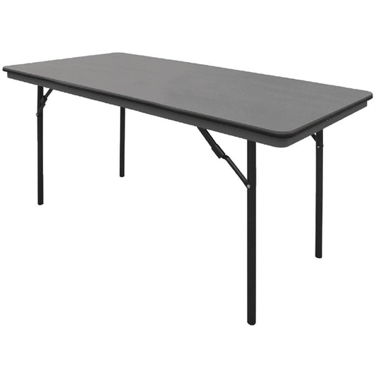 Bolero ABS Rectangular Folding Table Grey 5ft gc595