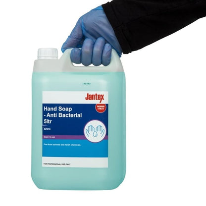 Jantex Unperfumed Antibacterial Liquid Hand Soap 5Ltr gc976
