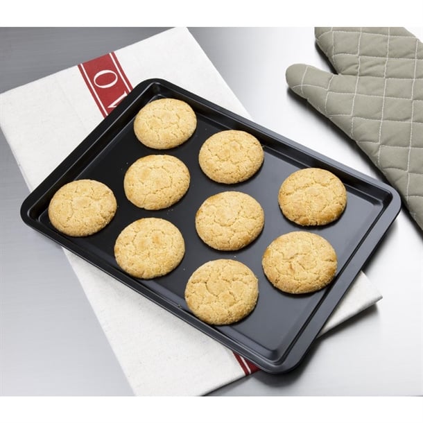 Vogue Non-Stick Carbon Steel Baking Tray 370x257mm gd014
