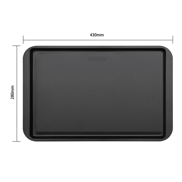 Vogue Non-Stick Carbon Steel Baking Tray 430x280mm gd015