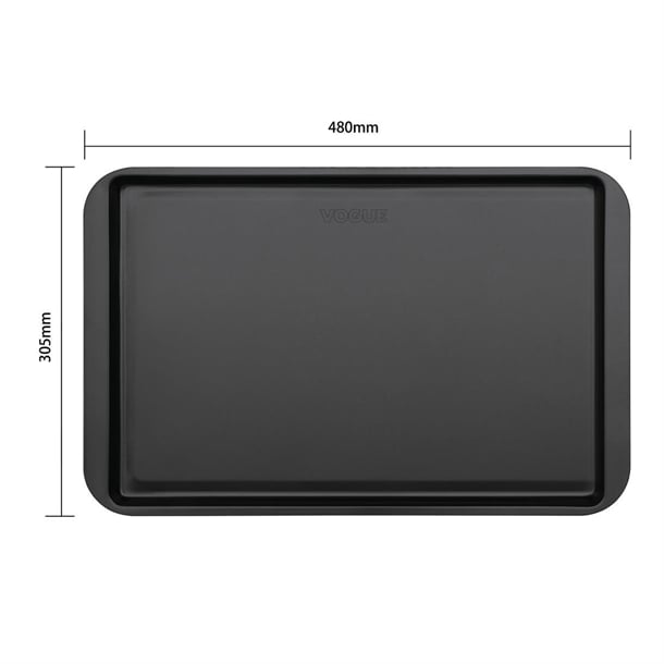 Vogue Non-Stick Carbon Steel Baking Tray 482x305mm gd016